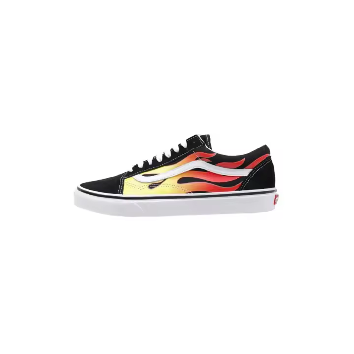 Vans Flame Old Skool Deportivas Planas Hombre Negro - 1