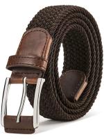 Cinturón De Lona Unisex Elástico Para Jeans Cierre De Hebilla Casual Transversal Ajustable Para Hombres Y Mujeres - details 5