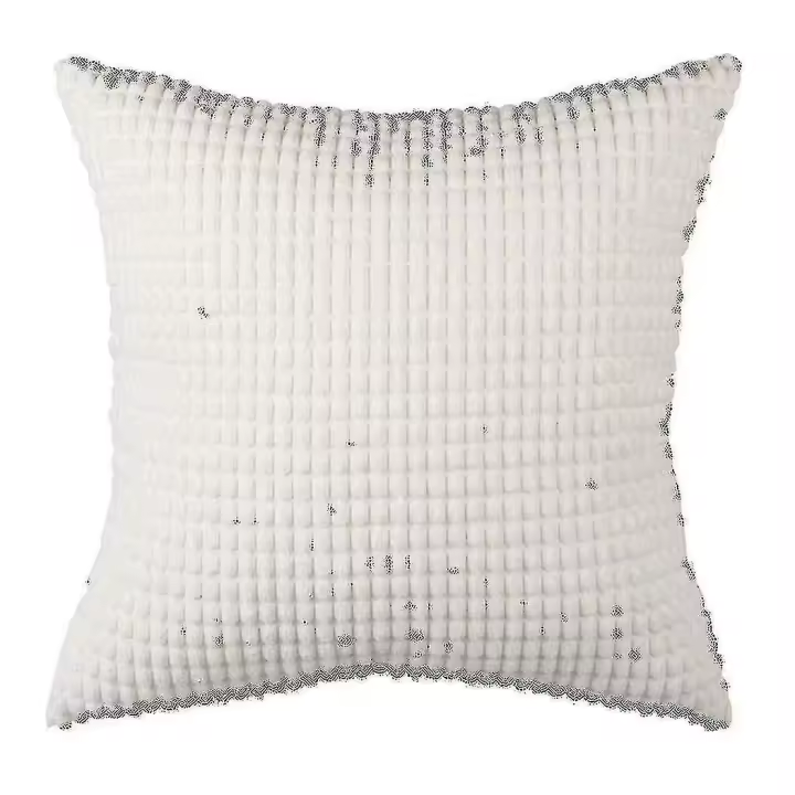 Paquete de 2, Pana Suave Sólida Navidad Decorative Cuadrados Mantas Alfabeto Tapas Conjunto Fundas de Colchón para - 1