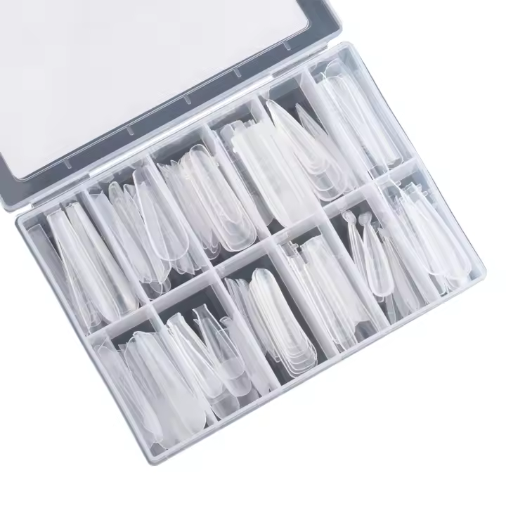 TP 145pcs Sistema De Uñas Mate Duet Dual Formas Para Gel De Uñas Top Molds Constructores Extensión Cobertura Total Dedos Falsos Herramientas - 1