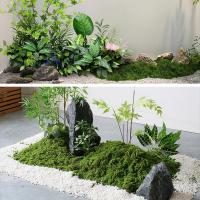 Moss Artificial Verde Para Ornamento De Jardín Decoración De Habitaciones Miniatura De Plantas Verdes DIY Para Macetas Y Artesanía - details 4