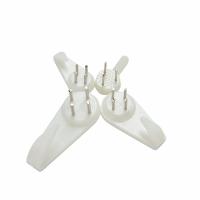 Gancho Invisible Para Pared Blanco 20pcs Plástico Para Colgar Fotografías Cuadros Y Espejos Sin Dañar La Pintura Del Techo - details 8