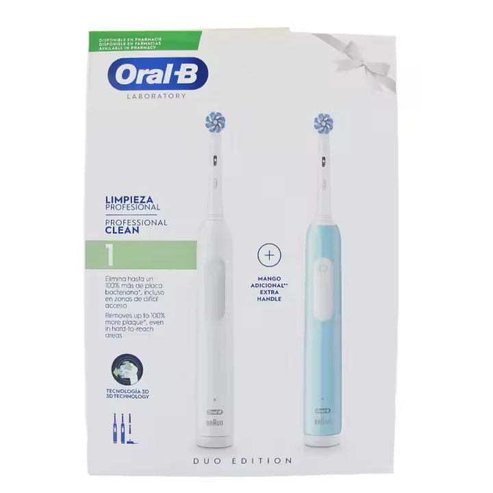 Oral B  Cepillo Eléctrico 1  Duo Edition 2 cepillos - 1