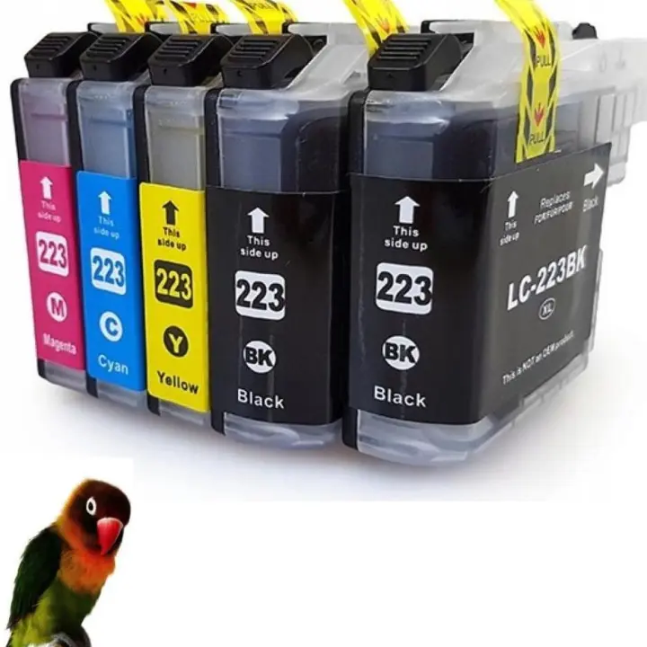 5 Tintas para Brother LC223 MFC-J4420DW J4620DW J680DW J880 DCP-J4120DW J562DW - 1