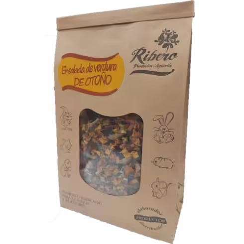 Ensalada de Verdura de Otoño para conejos y roedores Ribero 250 g - 1