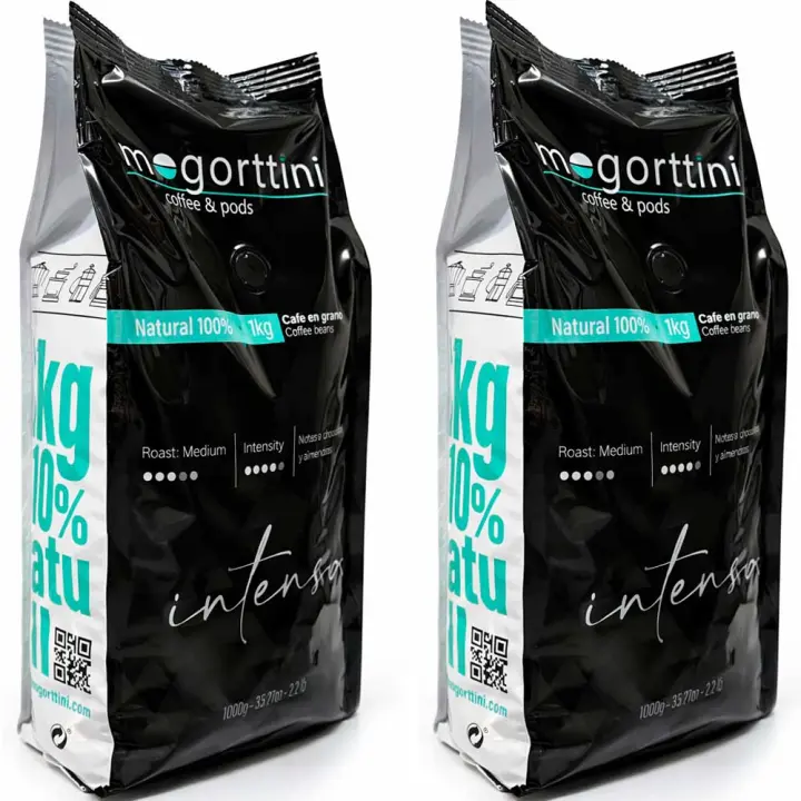 2 kilos Mogorttini espresso Intenso café natural - 1