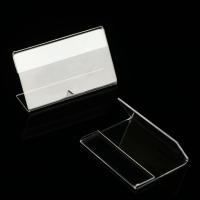 Portadores De Etiquetas De Precios Claras 10pcs Mini Rack De Etiquetas De Plástico Y Acrílico Soporte De Tarjetas De Exhibición Para Joyería - details 9