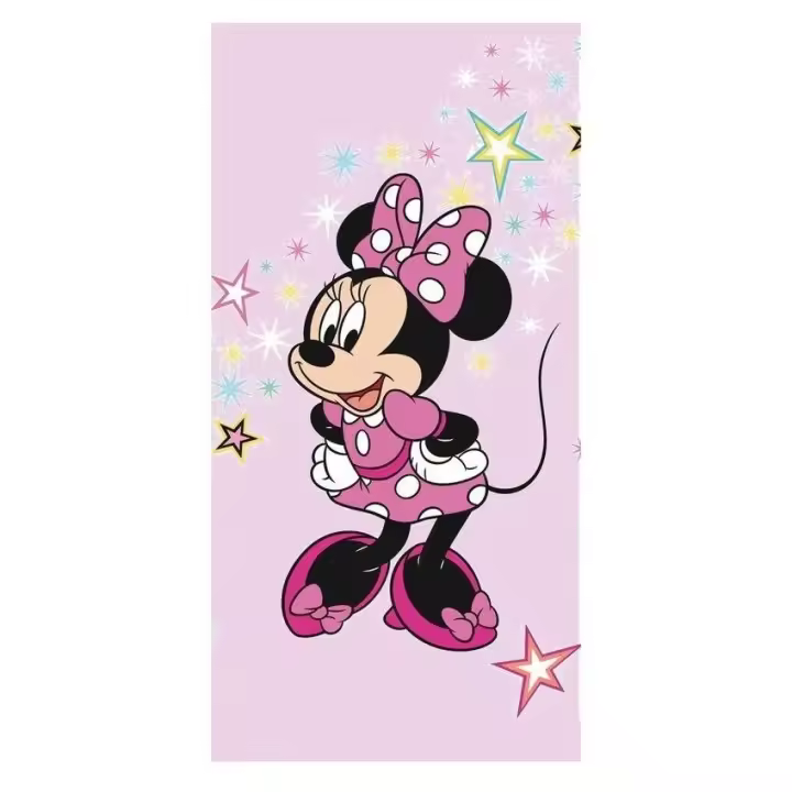 Toalla Minnie Disney De Playa y Ducha, Licencia 100% Oficial, 70x140 cm, New Import - Kiglam - 1