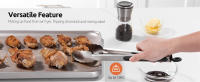 Pinzas De Alimentos De Acero Inoxidable Para BBQ Pinzas De Cocina Con Mano De Silicona Resistentes Al Calor Antióxido Y Antirroto Para Ensalada Y Pan - details 14