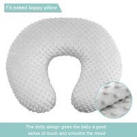 Sábana De Cambio Suave Con Puntos Minky Y Funda Para Almohada De Amamantamiento Para Bebé Niño Y Niña 2PCS Tamaño Medio Material Poliéster - details 8