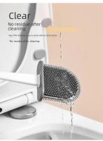 Cepillo De Inodoro De Silicona Limpieza De Desagüe Con Mango Largo Desinfección Para Baño Herramienta Profesional Accesorio De Baño - details 7