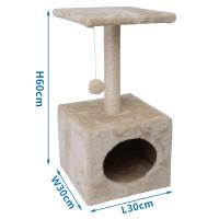 LILI HOME Rascador para Gatitos - Desde Pequeño hasta Grande disponibles en una variedad de modelos y tamaños. Diseñados para satisfacer las necesidades naturales de rascado y juego de los gatos, estos rascadores son tanto funcionales como divertidos. - details 9