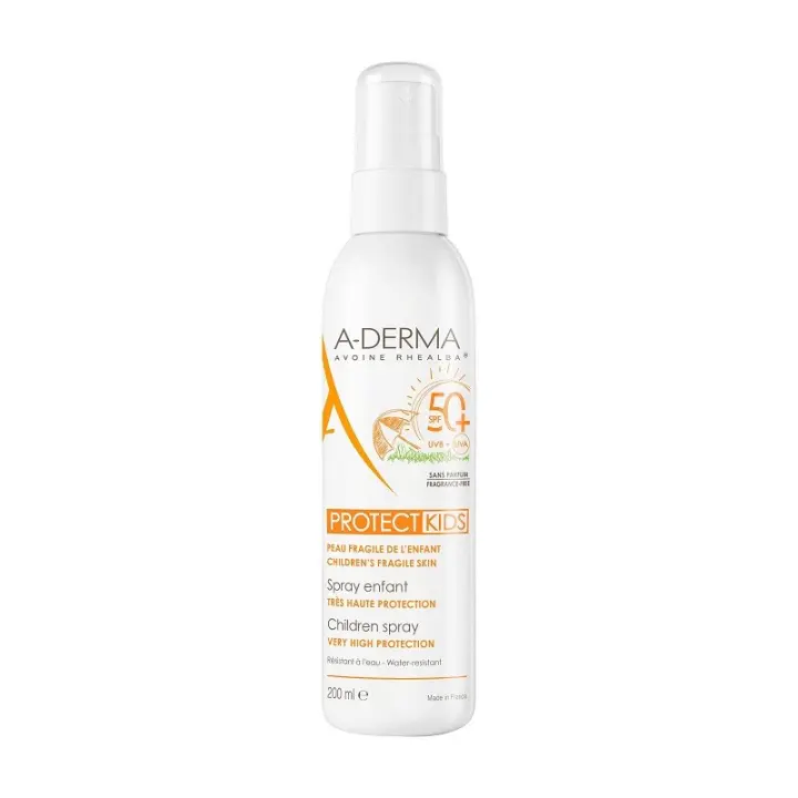 A-Derma Protect Niños Spray SPF50+ 200 Ml - Protección Alta para Pieles Frágiles de Niños - 1