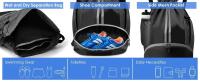 Mochila Deportiva Ligera De Nylon Impermeable Para Fitness Y Baloncesto Gran Capacidad Bolsa De Deporte Al Aire Libre - details 2