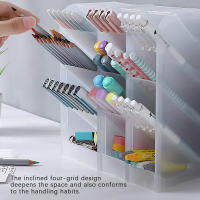 Estuche De Maquillaje Y Labial Transparente Y Mate Organizador Multifuncional De Estación Para Bricos Y Desechos En La Oficina Y El Hogar - details 10