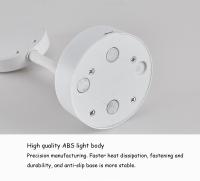 Lámpara De Pared LED Recargable Con Control Táctil Y Remoto IR Rotación 360° Luz Nocturna Portátil Para Dormitorio Lectura - details 6