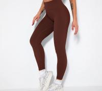 Pantalones De Yoga De Cintura Alta Sin Costuras Para Mujer Leggings Deportivos Push up Para Gimnasio Y Correr - details 10