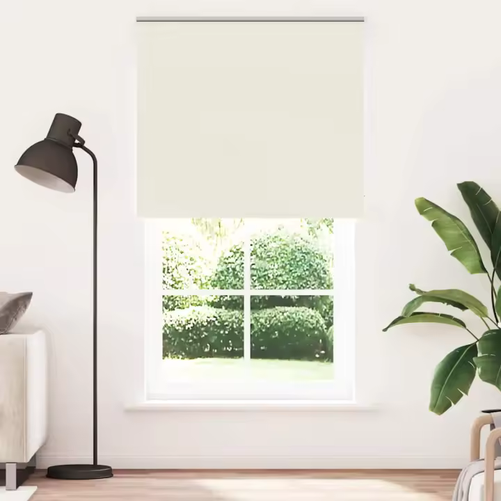 Estor Enrollable Opaco Blanco Roto 120x210cm Tela Ancho 116,6cm - 1