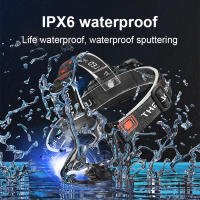 Linterna Frontal LED Potente 9000mAh Con Sensor IR 10000LM Recargable Por USB Luz De Pesca Al Aire Libre Para Camping Montañismo Y Senderismo - details 26