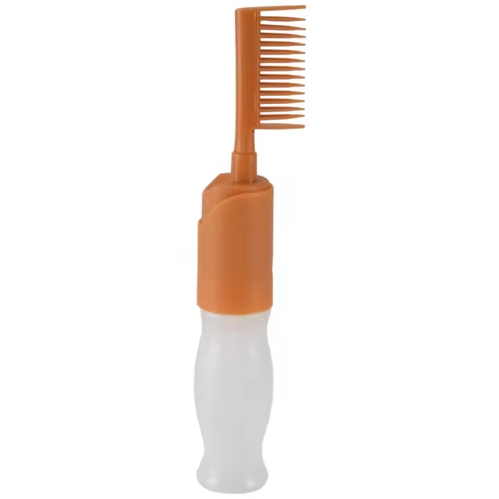 Peine para Teñir Cabello con Botella Herramienta de Teñido de Cabello DIY Peine de Teñido para Salón Cepillo para Teñir con Aceite de Horneado Material de Plástico - 1