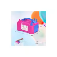 Herramienta de bola inflable portátil con bomba de Aire Eléctrica Inflador de Globos de Doble orificio V 220-240V 50HZ 600W Regalo de Navidad-100 Globos de regalo -- Black Friday-Gift de Navidad - details 2