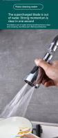 Grifo De Cocina Flexible 3 En 1 Cabeza De Rojellera Con Filtro Para Lavabo Negro Tapa Reemplazable Extensor De Grifo - details 4
