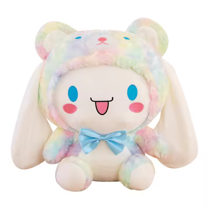 Muñeco De Peluche Grande Sanrio Kawaii Cinnamoroll Perro Cojín Almohada Animado De Dibujos Animados Regalo De Cumpleaños Para Niños Material Suave Y Seguro - 1