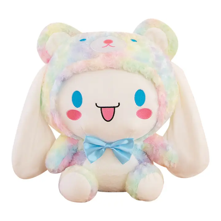 Muñeco De Peluche Grande Sanrio Kawaii Cinnamoroll Perro Cojín Almohada Animado De Dibujos Animados Regalo De Cumpleaños Para Niños Material Suave Y Seguro - 1