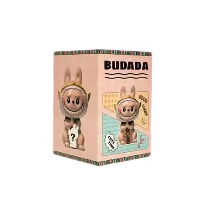 9pcs Labubu Muñecas De Colección Ciega En Caja Sorpresa PVC Moda Kawaii Modelo De Dibujo Animado Misterioso Para Decoración De Bolsa - 1
