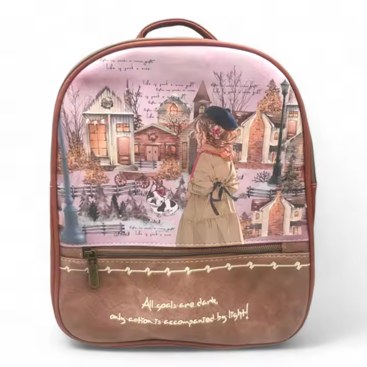 Mochila Sweet Candy C-303 (31x26.5x12 cm) – Diseño Multi-Compartimento con Cierres de Cremallera  Ideal para Organización y Estilo Diario - 1