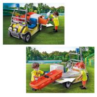PLAYMOBIL (71204) Coche de Rescate en emergencias sanitarias, vehiculo sanitario con camilla, medico y enfermeros, sanidad movil, City Life - details 3