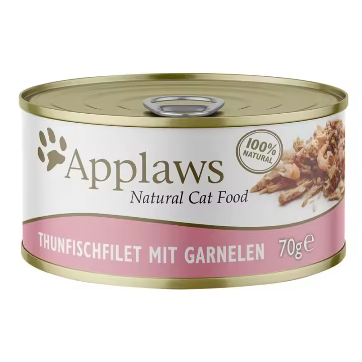 Applaws Cat Atún y Gambas Latas para Gatos - 24 unidades x 70gr - 1