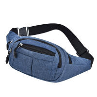 Bolsa De Cintura Para Hombres Impermeable Estilo Coreano Bolsa De Deporte Al Aire Libre Bolsa Transversal De Banano Monedero De Malla De Lona Material Principal Polyester - details 17