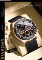 Reloj De Pulsera Deportivo Militar De Lujo Para Hombre Chronógrafo Luminoso Fecha Cuarzo Reloj Popular Masculino BINBOND - details 3