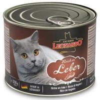 Pack 6X200 Gr - Leonardo rico en higado comida humeda en lata para gatos adultos - details 2