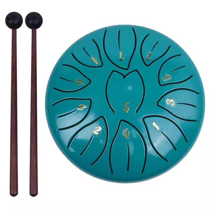 Bombo De Lengua De Acero De 6 Pulgadas Con Palos De Tambor Y Picks De Dedos Instrumento De Percusión Para Terapia De Sonido - 1
