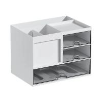 Organizador De Escritorio Plegable Y Pila De Cajas De Almacenamiento Para Suministros De Escritorio Y Estudiantes Material HIPS+PS Ecológico Y Resistente - details 5