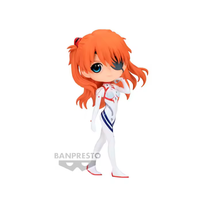 Figura Asuka Shikinami Langley Plugsuit Style Ver B Evangelion 3.0 Q Posket 14 cm - 1