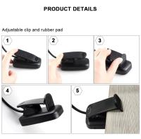 Luz De Lectura LED Portátil Mini Con Clip Flexible Protección Ocular Luz Nocturna Para Dormitorio Y Estudio Batería Recargable - details 6