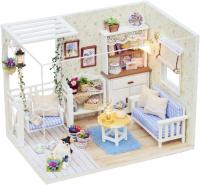 Maqueta puzzle House Room Mod3013 Puzzle Juguetes Puzzles 3D Hecho a Mano Miniatura Casa,Realistic Mini 3D Wooden House Room Juguete Hecho a Mano con Muebles Luces LED Navidad Cumpleaños Regalo de Boda - details 8