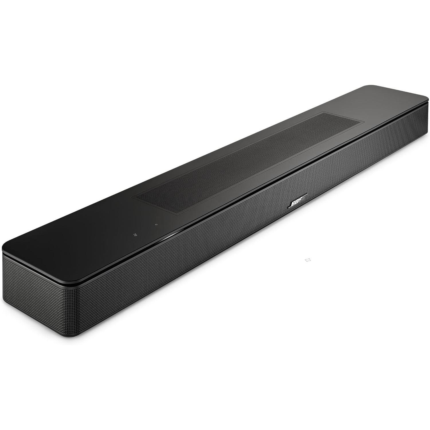 Bose Barra de Sonido Inteligente Dolby Atmos, Altavoz de Barra de Sonido Bluetooth con Control por Voz y Amazon Alexa Integrado, Funciona con Google Assistant.