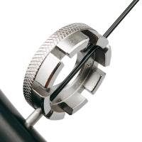 Llave De Radio Para Bicicleta De Montaña Herramienta De Reparación De Ruedas Ajuste Y Corrección De Deformaciones Metálica De 8 Puertos - details 1