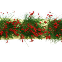 Miniatura De Jardín DIY Decoración Duradera Escenario Estático Paisaje De Guerra Hierba Trofeos Edificio Disposición Mesa De Arena Clúster De Flores - details 15