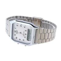 Reloj Casio VINTAGE EDGY AQ-230A-7B unisex dial analógico y digital - details 1