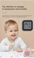 Sensor De Temperatura Y Humedad Bluetooth Mini Con Pantalla LCD Control Remoto Por App Tuya Y Voz Compatible Con Google Thermometer Hygrometer - details 4
