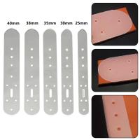 Plantillas De Templado Para Cinturones De Cuero Plástico 5 Piezas Herramienta De Perforación De Cabeza Posicionamiento De Agujero - details 2