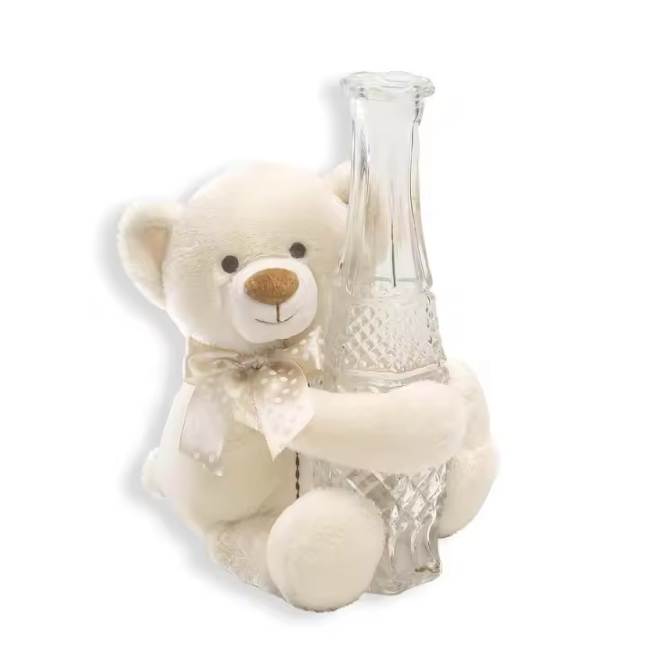 Oso De Peluche Grande Para Bebé En Rosa / Azul / Blanco Suave Y Suave 10 Pulgadas Para Niños Y Adultos - 1