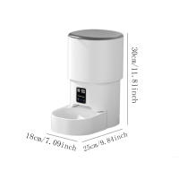 Dispensador Inteligente De Alimentos Para Gatos Y Perros 4L WIFI Botón Automático Con Pantalla LCD Fiel Y Preciso Tiempo De Llenado - details 9