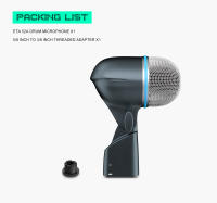 Micrófono De Batería BETA 52A Instrumento Dinámico Para Bajo Y Batería Cuerpo De Metal Uso Profesional En Estudio Y Escenario - details 10
