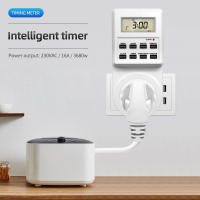 Interruptor De Tiempo Digital TM03 Salida Electrónica Para Cocina Con Programación De Ciclo De 12/24 Horas Ajustable Por Tiempo - details 1